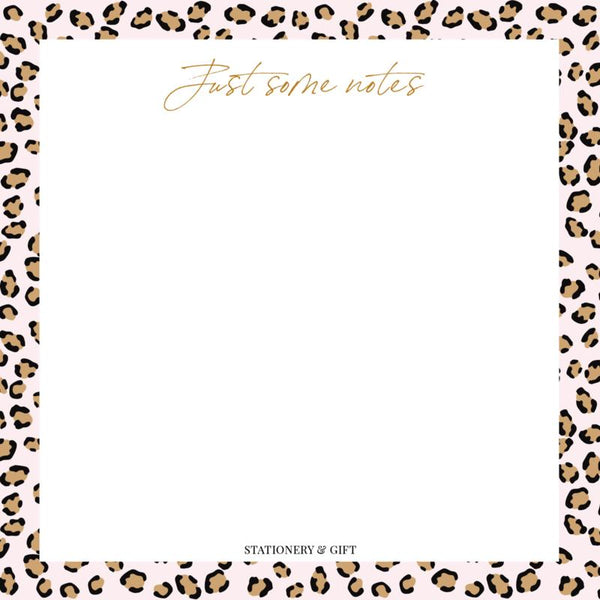 PINK LEOPARD NOTES