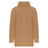 BASIC KNITTED COL SWEATER CAMEL
