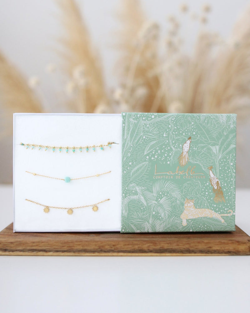 MOTHER DAY GIFT BOX| 7 ROSES + JEWELLERY COFFRET